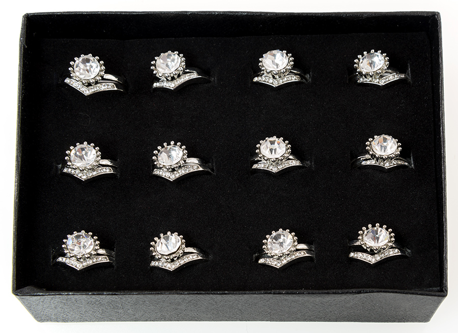 RA196: Rhinestone Ring Assortment