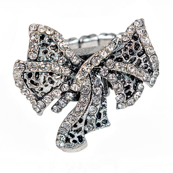 RA313: Crystal Bow Ring