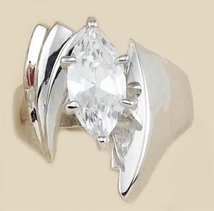 RA87: Designer 4+ CT CZ Ring