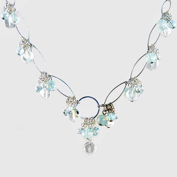 SN106C: Chandelier Moonstone Crystal Set