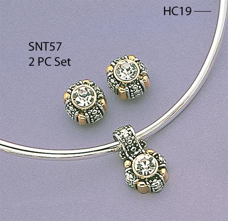 SNT57: Earring & Pendant Set