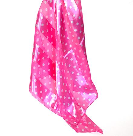 SS37:Black,Red, Purple, & White Polka Dot Scarf Bandanna 