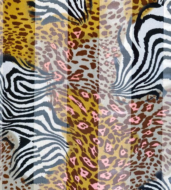 SS66: Animal Print Scarf