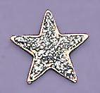 TA147: Gold Glitter Star Tack