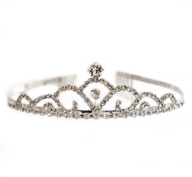 TR33:Scalloped Crystal Tiara